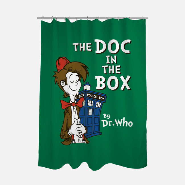 The Doc In The Box-none polyester shower curtain-Nemons