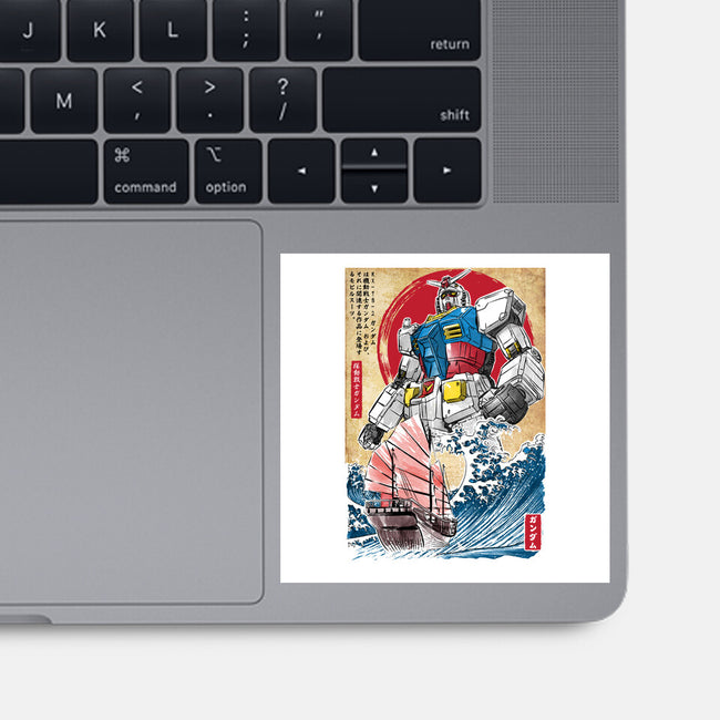 RX-78-2 Gundam In Japan-none glossy sticker-DrMonekers