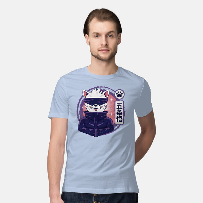 Gojo Cat-mens premium tee-Logozaste