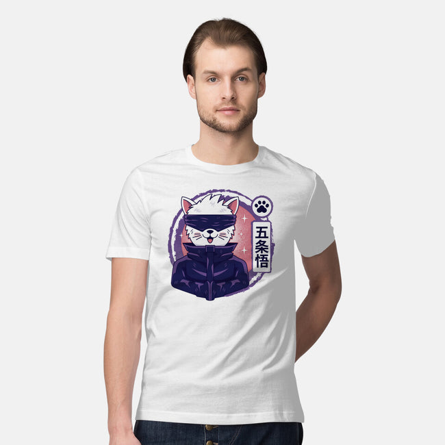 Gojo Cat-mens premium tee-Logozaste