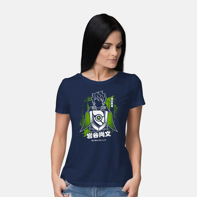 Shield Of Naofumi-womens basic tee-Logozaste