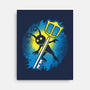 Heartless Vs Keyblade-none stretched canvas-Logozaste