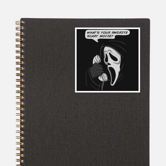 What's Your Favorite Scary Movie?-none glossy sticker-Melonseta
