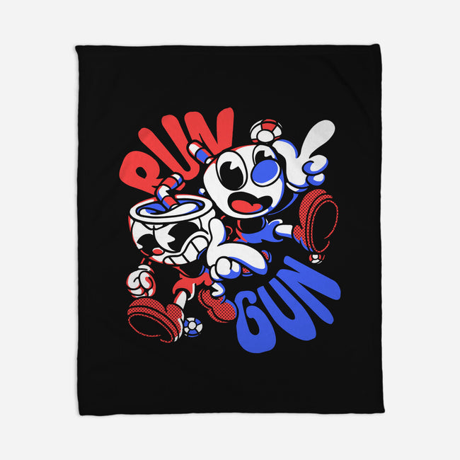 Run N' Gun-none fleece blanket-estudiofitas