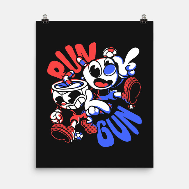 Run N' Gun-none matte poster-estudiofitas