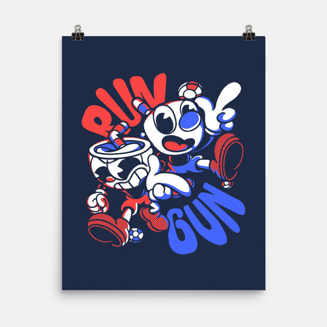 Run N' Gun-none matte poster-estudiofitas