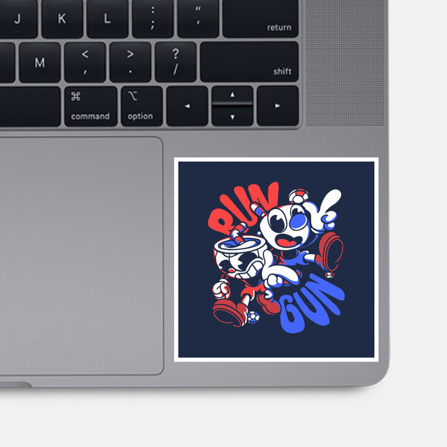 Run N' Gun-none glossy sticker-estudiofitas