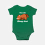 I Am Always Tired-baby basic onesie-rocketman_art