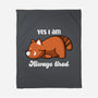 I Am Always Tired-none fleece blanket-rocketman_art
