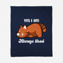 I Am Always Tired-none fleece blanket-rocketman_art