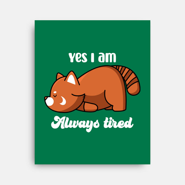 I Am Always Tired-none stretched canvas-rocketman_art