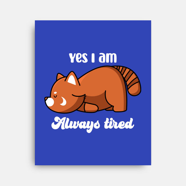 I Am Always Tired-none stretched canvas-rocketman_art