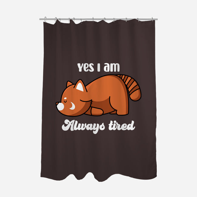 I Am Always Tired-none polyester shower curtain-rocketman_art
