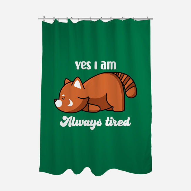 I Am Always Tired-none polyester shower curtain-rocketman_art