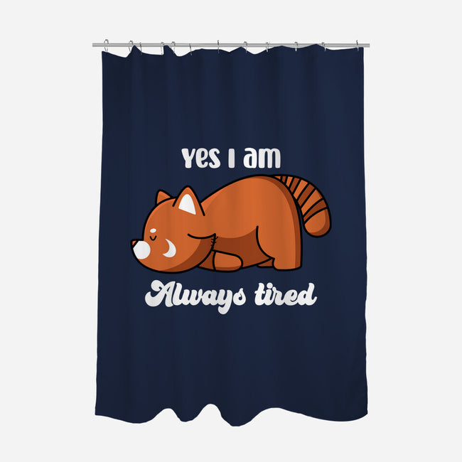 I Am Always Tired-none polyester shower curtain-rocketman_art