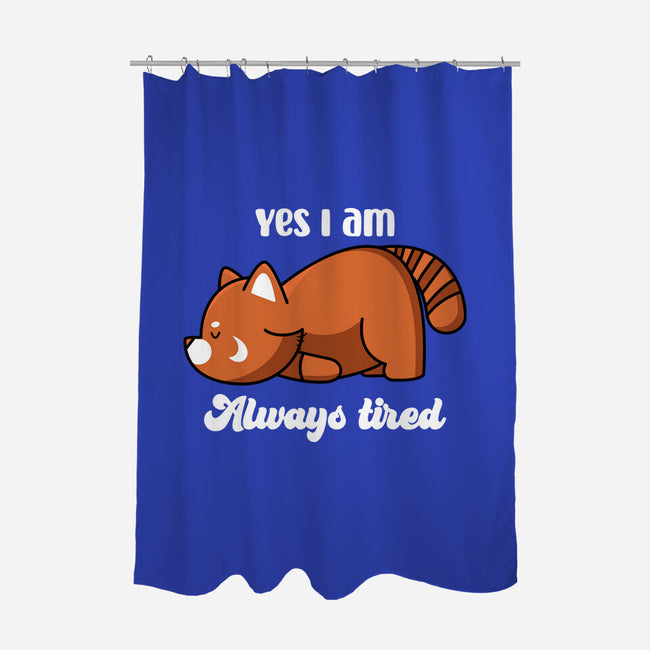 I Am Always Tired-none polyester shower curtain-rocketman_art