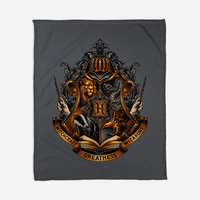 Home Of Magic And Greatness-none fleece blanket-glitchygorilla