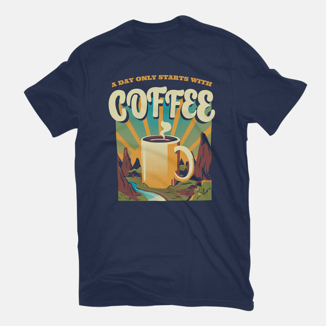 Good Morning Coffee-unisex basic tee-tobefonseca
