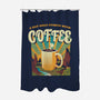 Good Morning Coffee-none polyester shower curtain-tobefonseca