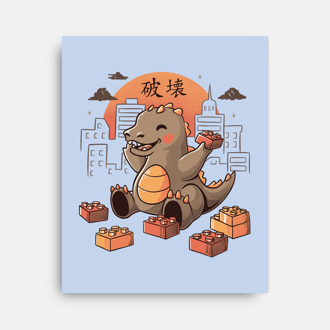 Baby Monster-none stretched canvas-tobefonseca