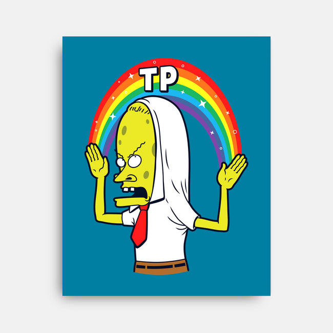 Spongeholio-none stretched canvas-Boggs Nicolas