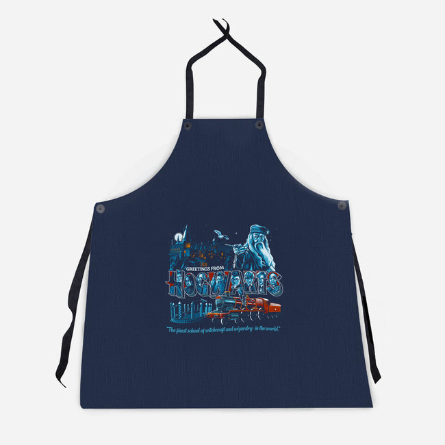 The Finest School Of Magic-unisex kitchen apron-goodidearyan