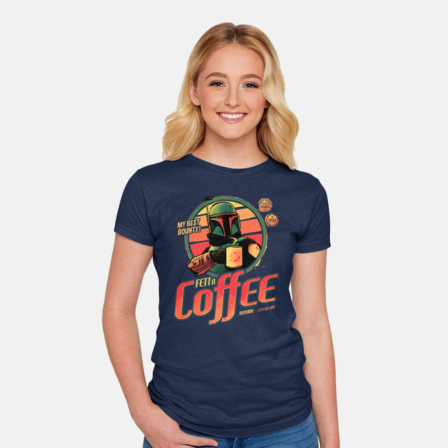 Fett A Coffee-womens fitted tee-teesgeex
