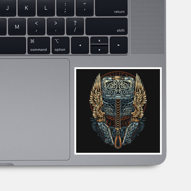 Pray For Thunder-none glossy sticker-glitchygorilla