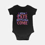 Didn't Want To Come-baby basic onesie-tobefonseca
