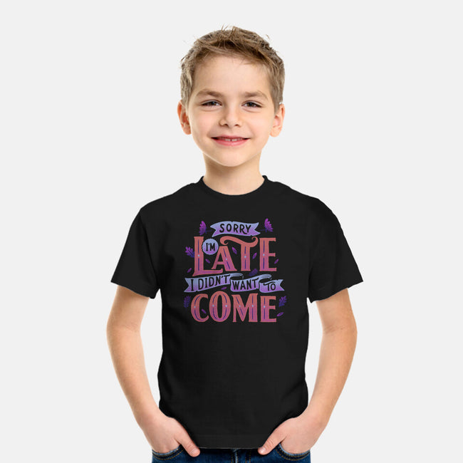 Didn't Want To Come-youth basic tee-tobefonseca
