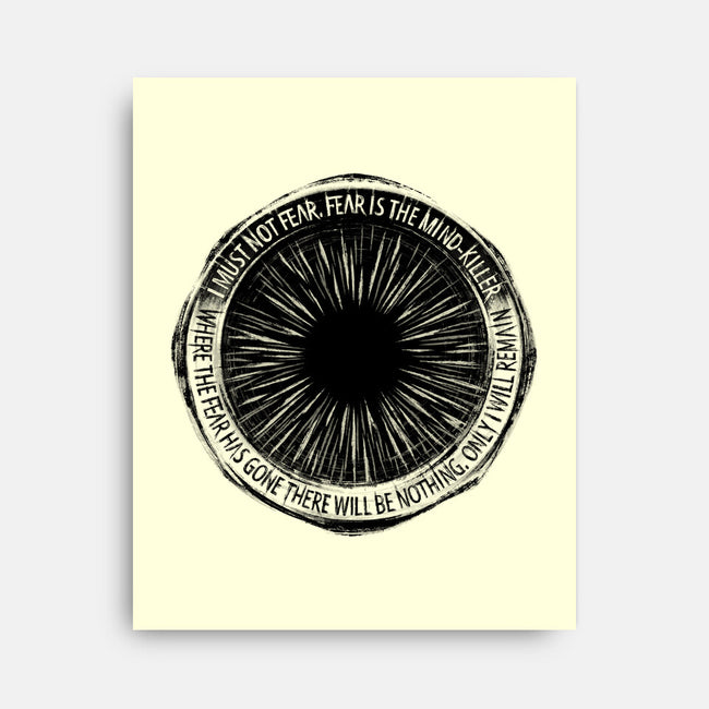 Mind Killer-none stretched canvas-PencilMonkey