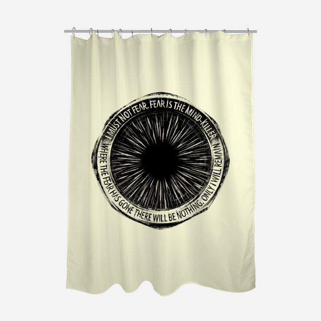 Mind Killer-none polyester shower curtain-PencilMonkey