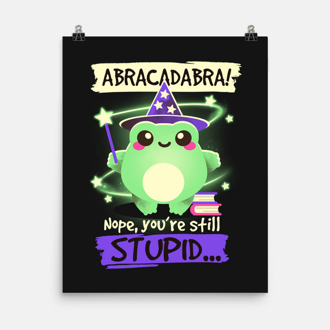 Abracadabra Frog-none matte poster-NemiMakeit