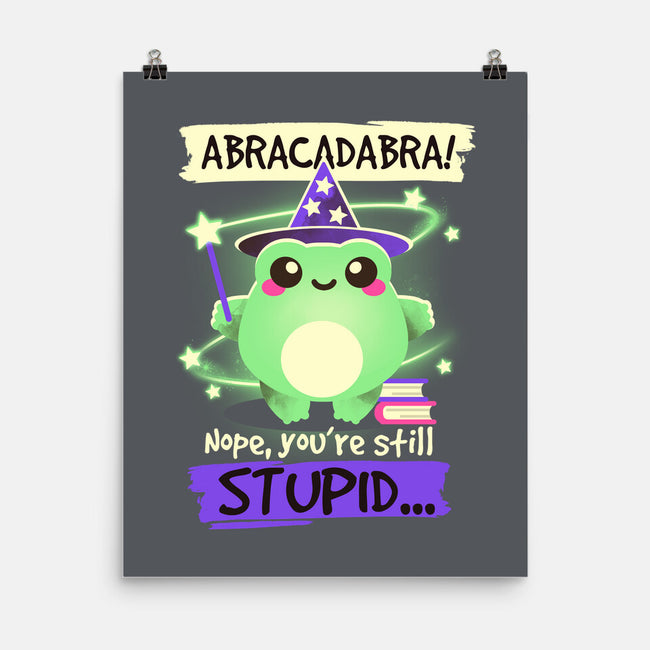 Abracadabra Frog-none matte poster-NemiMakeit