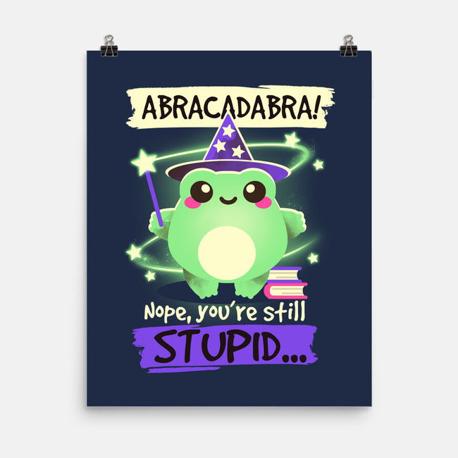 Abracadabra Frog-none matte poster-NemiMakeit