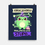 Abracadabra Frog-none matte poster-NemiMakeit