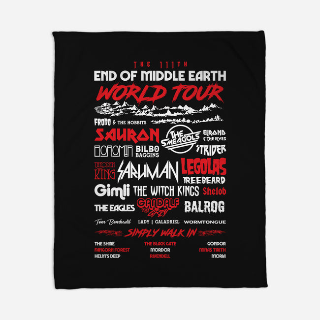 Middle Earth Fest-none fleece blanket-rocketman_art