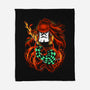 Dance Of Fire God-none fleece blanket-constantine2454
