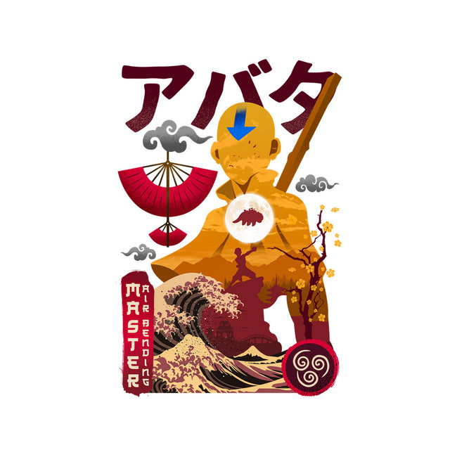 Master Air Bending-none glossy sticker-hirolabs