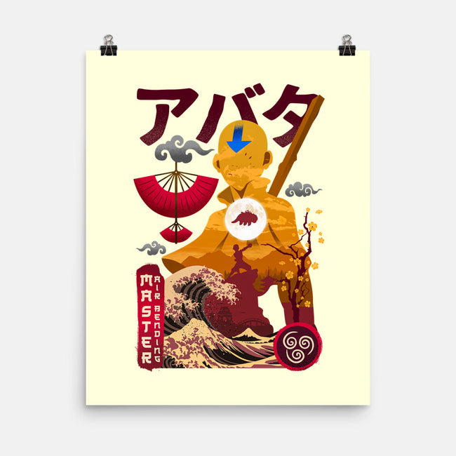 Master Air Bending-none matte poster-hirolabs