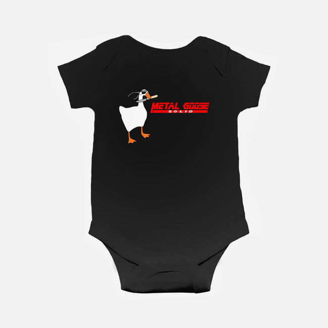 Metal Goose Solid-baby basic onesie-Zody