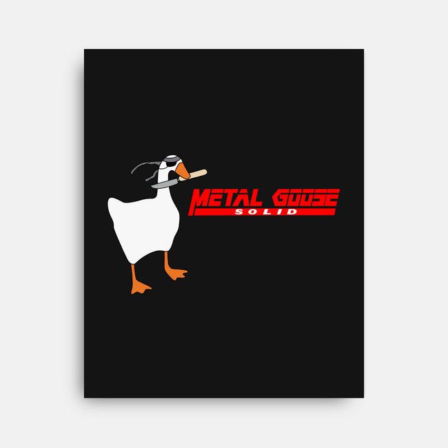 Metal Goose Solid-none stretched canvas-Zody