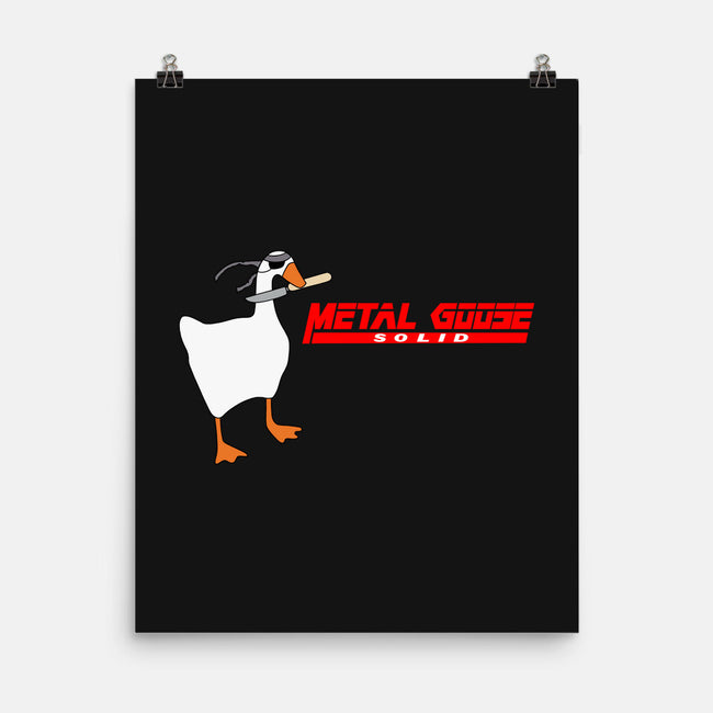 Metal Goose Solid-none matte poster-Zody