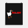 Metal Goose Solid-none matte poster-Zody