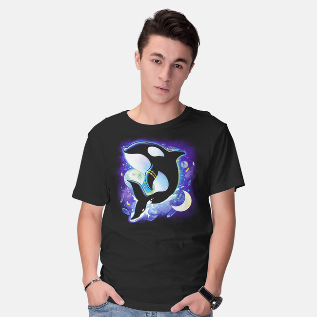 Cosmic Whale-mens basic tee-Vallina84