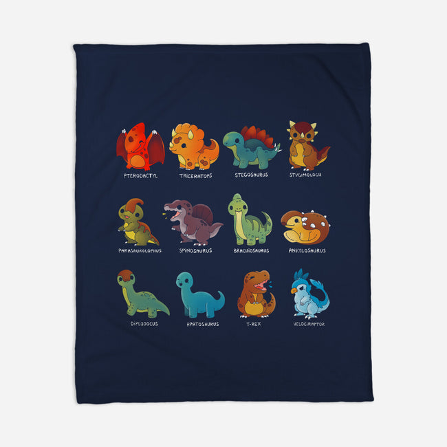 Dinosaurs-none fleece blanket-Vallina84