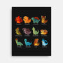 Dinosaurs-none stretched canvas-Vallina84