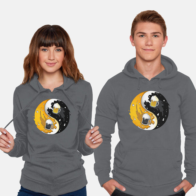 Yin Yang Beer-unisex pullover sweatshirt-Vallina84