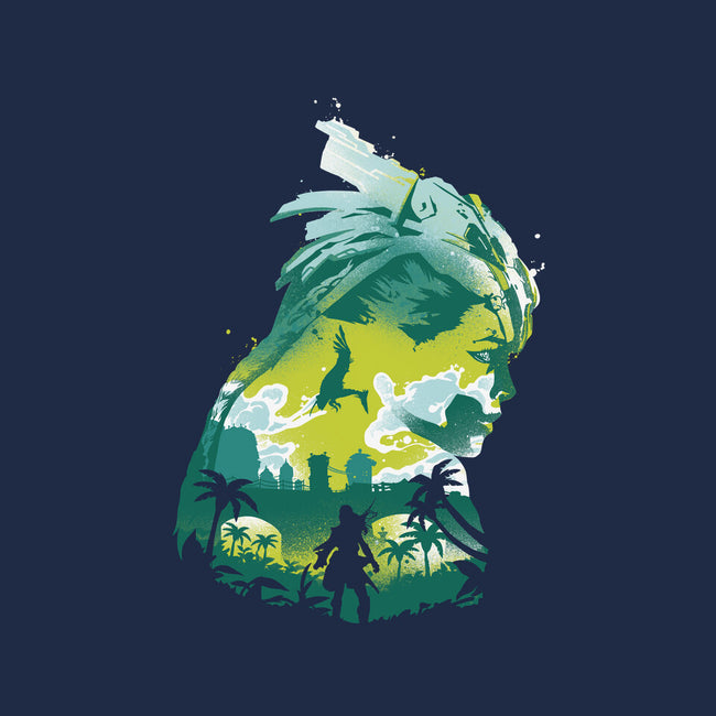 Beyond The Horizon-none polyester shower curtain-RamenBoy