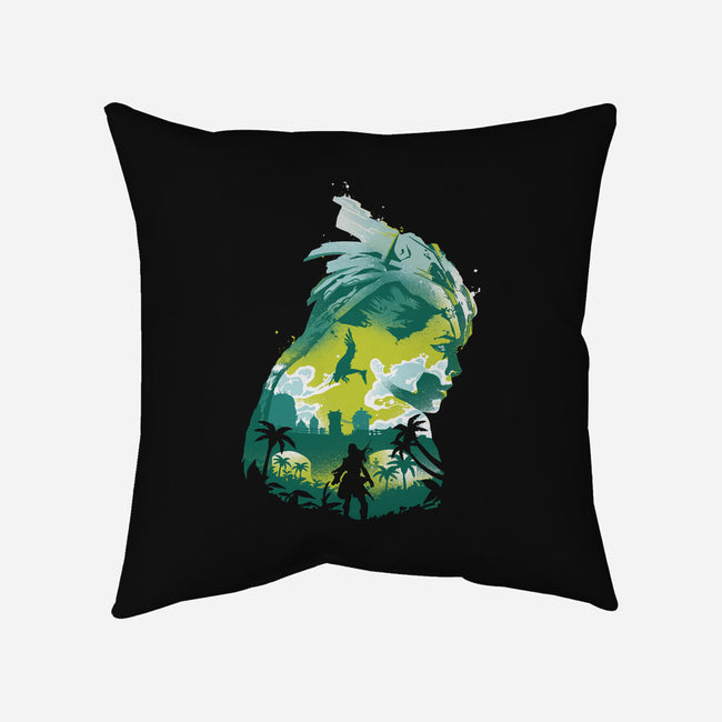 Beyond The Horizon-none removable cover w insert throw pillow-RamenBoy